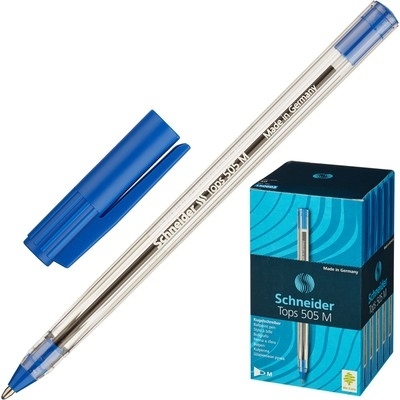 Ручка шариковая Schneider TOPS 505 М синяя