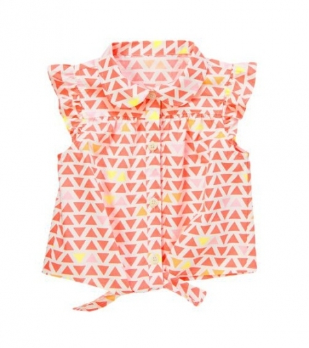 Crazy8 блузка для девочки   в треугольники