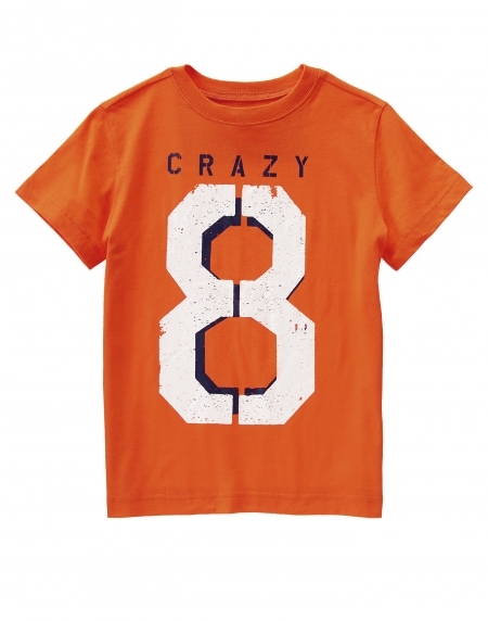 Crazy8 Футболка для мальчика оранжевая 8