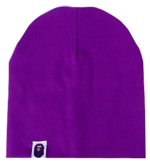 BAPE, трикотажная шапка, фиолетовый