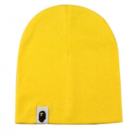 BAPE Трикотажная шапка, желтая