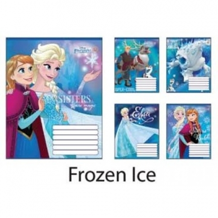 ЗУ Тетрадь поштучно 12 листов, линия Frozen Ice