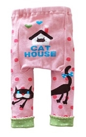 Детские леггинсы BUSHA "Веселые попки" (cat house)"
