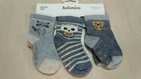 Katamino уп. носков 3 пары животные (мал.)