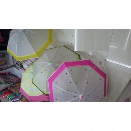 Зонтик в пакете прозрачный с капельками