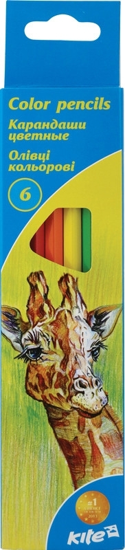Kite Карандаши цветные с жирафом