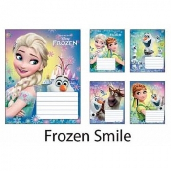 ЗУ Тетрадь поштучно 12 листов, линия Frozen smile