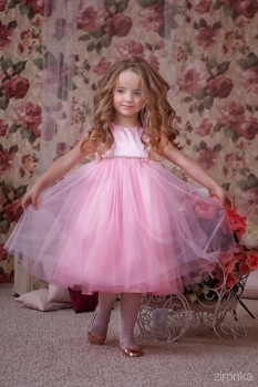 Zironka Нарядное платье розовое